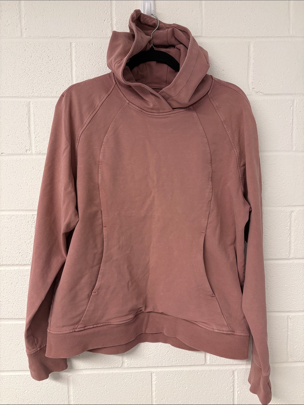 Women's Lululemon Scuba Pullover Dusty Rose Hoodie Sweater
